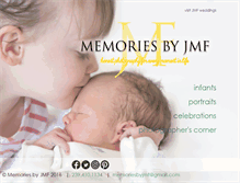 Tablet Screenshot of memoriesbyjmf.com